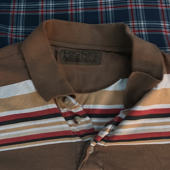 Striped Polo T Shirt - Picture 2 of 2